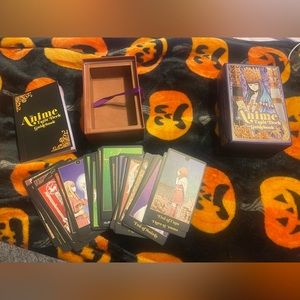 Anime tarot cards with guide book
